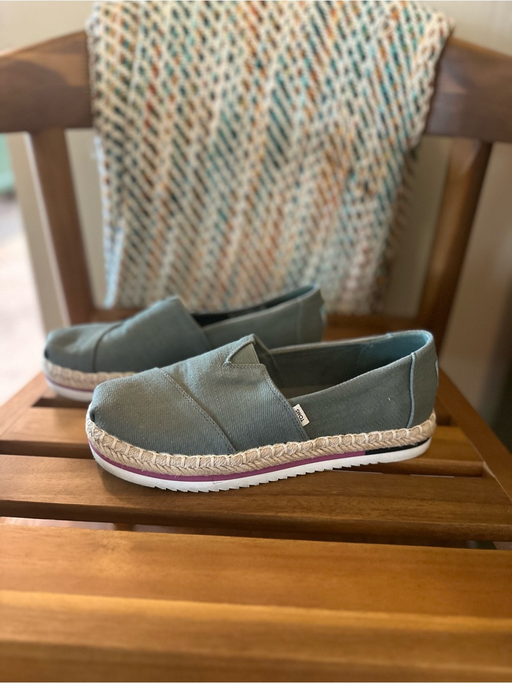 TOMS Slip-On Espadrille Flats